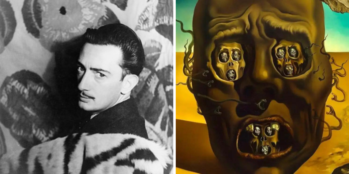 Salvador-Dalí's - The-Face-of-War