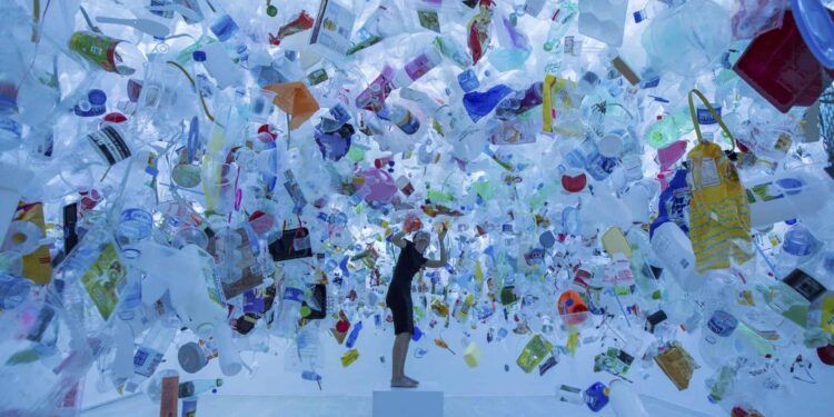 6 Out of This World Sculptures Made From Recycled Purchased Objects