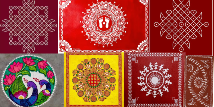Different Rangoli A Journey Through Traditional Rangoli Designs: A Glimpse into India's ...
